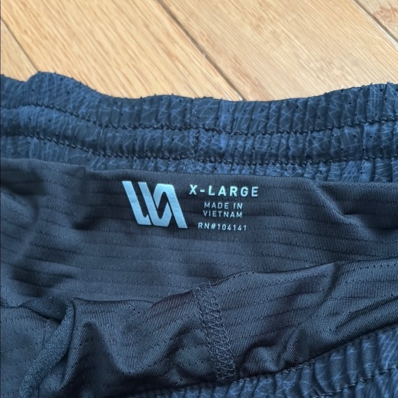 Black Athletic Shorts with Elastic Waistband - Picture 2 of 5